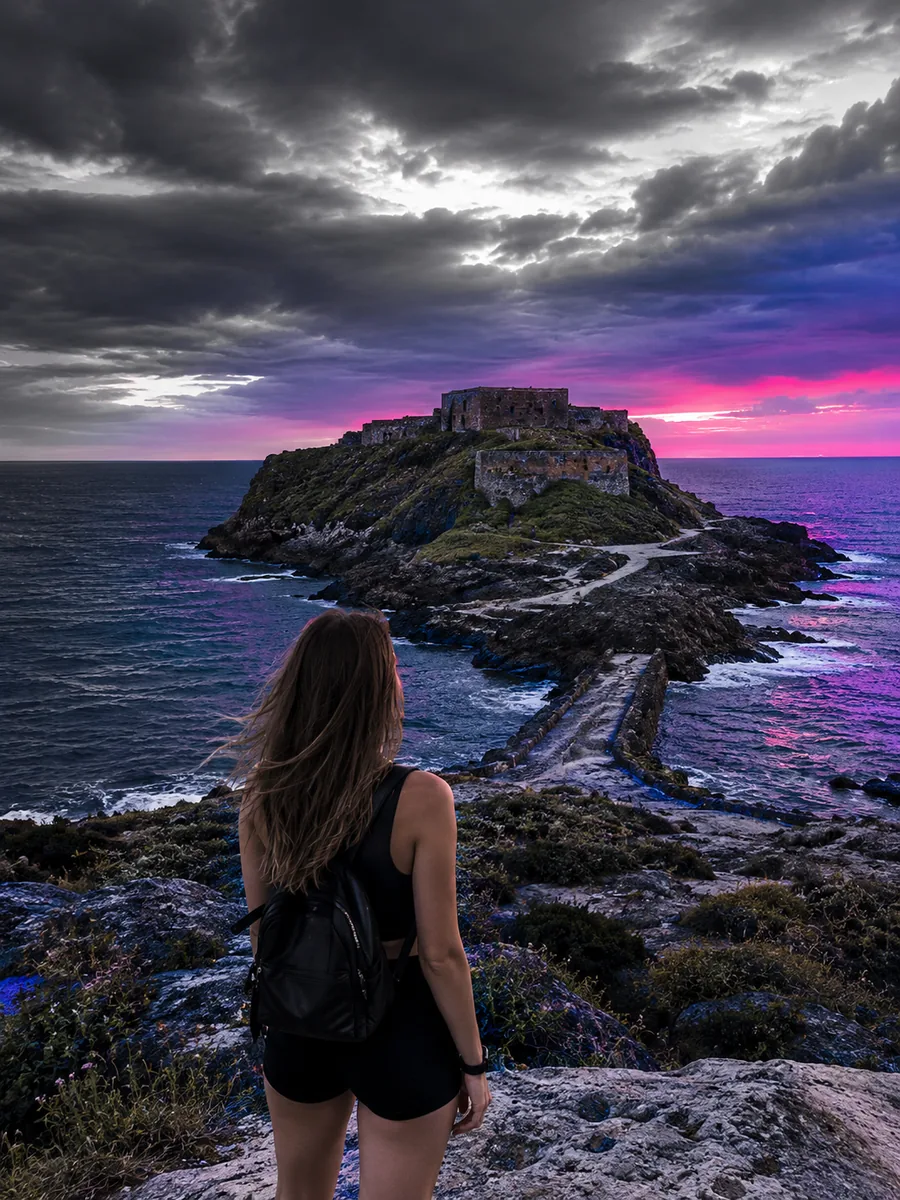 View at Pigeon Island National Landmark